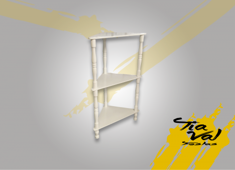 Aluguel de PROVENÇAL BRANCO ARMÁRIO DE CANTO TRIANGULAR (1344) - Tia